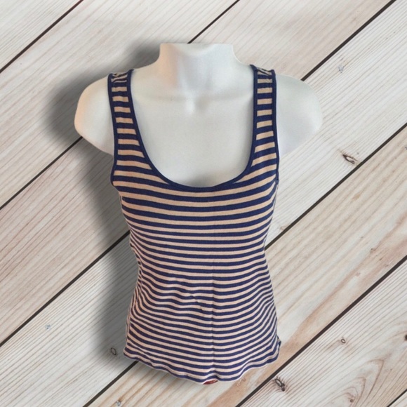 Ann Taylor stripped tank top - Picture 1 of 5